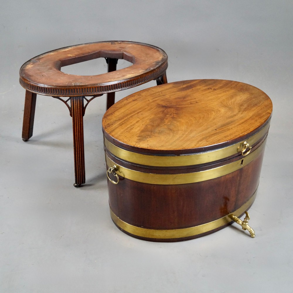 A Fine George III Mahogany Wine Cooler View IV