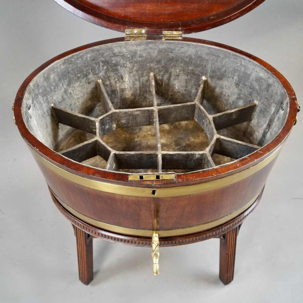 A Fine George III Mahogany Wine Cooler View V