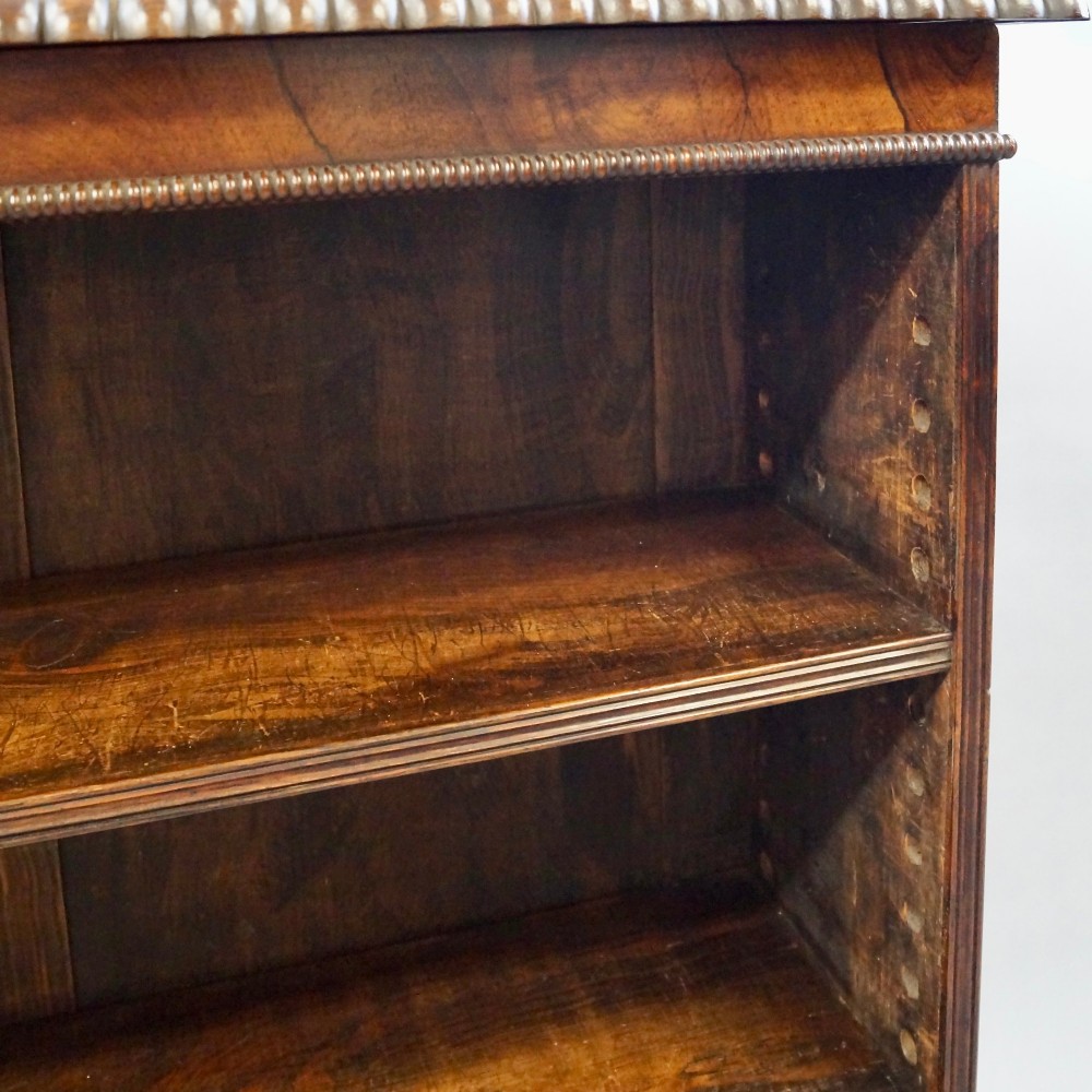 A William IV Rosewood Open Bookcase View IV