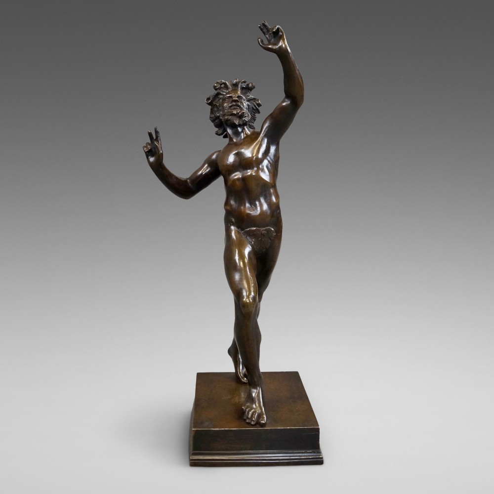 Late C19th Italian Bronze ‘Grand Tour’ Souvenir Of A Dancing Fawn