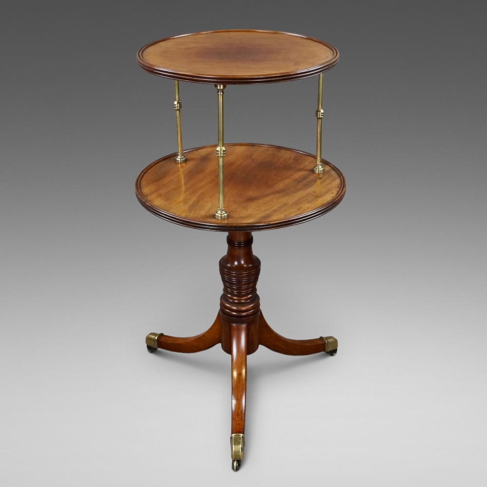 A Fine Regency Mahogany Dumb Waiter