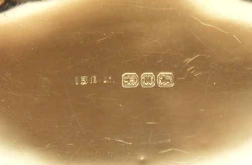 fig 3. Pretty Solid Silver Trinket Box, Birmingham 1894