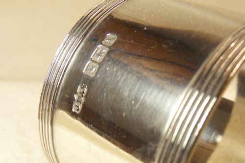 fig 2. Stunning Solid Silver Napkin Ring, Hallmarked Sheffield 1917