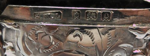 STUNNING EDWARDIAN SILVER VESTA HALLMARKED SM LEVI BIRMINGHAM 1902 - ADDITIONAL PHOTO 5