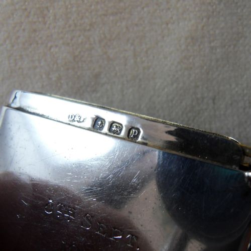 VERY RARE SILVER VESTA WITH HIDDEN PICTURE COMPARTMENT - ADDITIONAL PHOTO 5