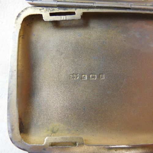 FINE SOLID SILVER CIGARETTE CASE MADE BY ROBERT PRINGLE SONS BIRMINGHAM 1906 - ADDITIONAL PHOTO 5