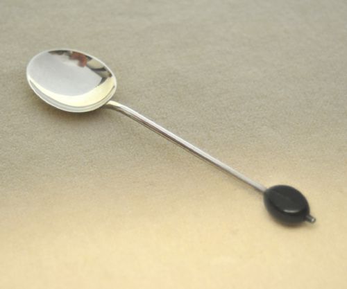 A PERFECT SET OF SIX SOLID SILVER COFFEE BEAN SPOONS BIRMINGHAM 19291930 WILLIAM SUCKLING LTD - ADDITIONAL PHOTO 1