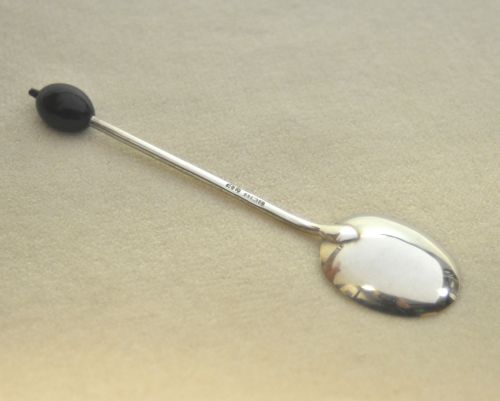 A PERFECT SET OF SIX SOLID SILVER COFFEE BEAN SPOONS BIRMINGHAM 19291930 WILLIAM SUCKLING LTD - ADDITIONAL PHOTO 2