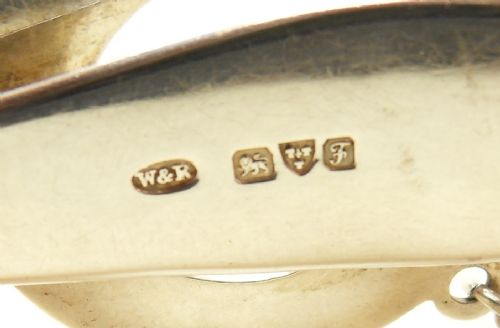 EDWARDIAN SOLID SILVER CHATELAINE CLIP HALLMARKED CHESTER 1906 BY WHITE REYNOLDS - ADDITIONAL PHOTO 2