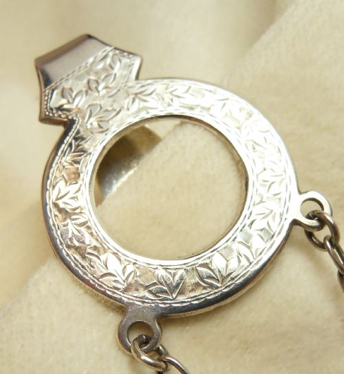 EDWARDIAN SOLID SILVER CHATELAINE CLIP HALLMARKED CHESTER 1906 BY WHITE REYNOLDS - ADDITIONAL PHOTO 3