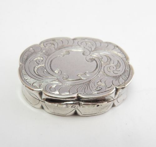RARE AND VERY UNUSUAL VICTORIAN SILVER PLATED VINAIGRETTE NJL 9064 - ADDITIONAL PHOTO 1