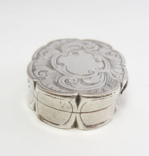 RARE AND VERY UNUSUAL VICTORIAN SILVER PLATED VINAIGRETTE NJL 9064 - ADDITIONAL PHOTO 3