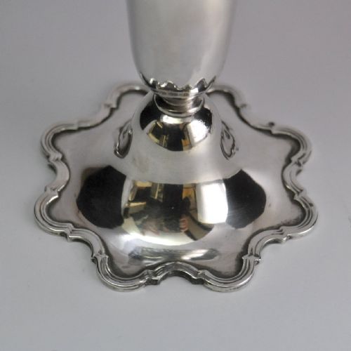 LARGE ART NOUVEAU SILVER VASE BY ELKINGTON CO LONDON 1909 NJL9618 - ADDITIONAL PHOTO 2