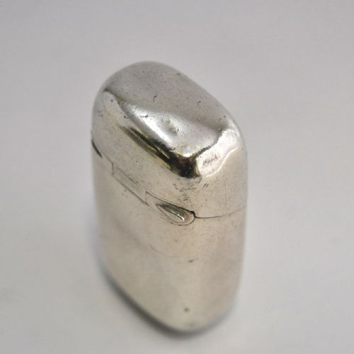 SILVER FRONT OPENING VESTA CASE JH TAYLOR CHESTER 1884 - ADDITIONAL PHOTO 7
