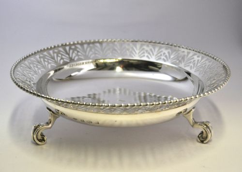 art deco silver bowl adie brothers birmingham 1913njl 10044 - CATEGORY: ANTIQUE SILVER - DATED 1920