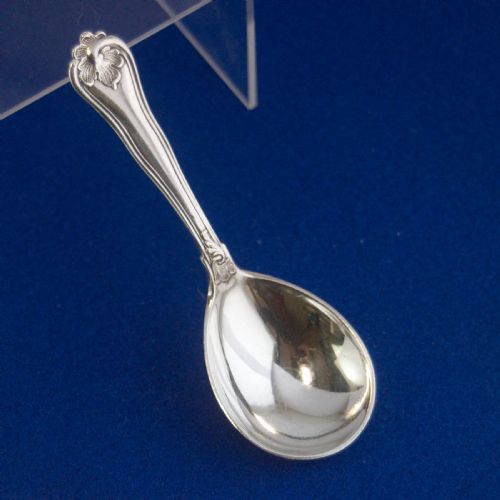 scandinavian silver caddy spoon 1934 johannes siggard njl9588 - CATEGORY: ANTIQUE SILVER - DATED 1940
