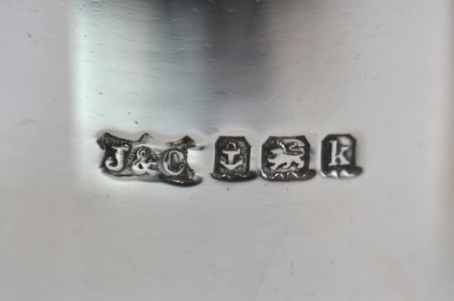 PAIR SILVER NAPKIN RINGS BIRMINGHAM 1909 JONES CROMPTON - ADDITIONAL PHOTO 4