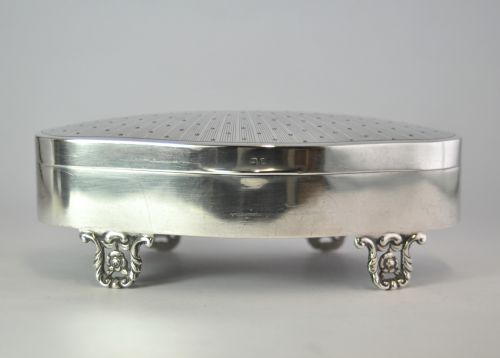 SHELLSHAPED SILVER JEWELLERY TRINKET BOX BIRMINGHAM 1919 - ADDITIONAL PHOTO 4