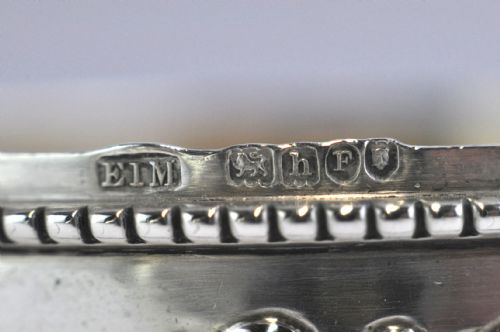 SILVER BOX MEDIEVAL COIN IN BASE IMPORT MARK LONDON 1923 ELLY ISAAC MILLER NJL 9617 - ADDITIONAL PHOTO 7