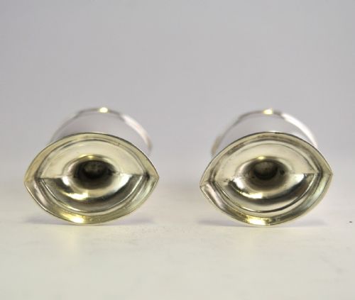 PAIR SILVER PEPPER POTS SHEFFIELD 1910 WALTER ADAMS PHILLIPS NJL9530 - ADDITIONAL PHOTO 5