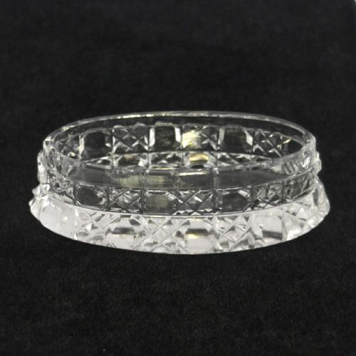 CUT GLASS BOX SILVER LID BIRMINGHAM 1906 ROBERT PRINGLE SONS - ADDITIONAL PHOTO 4