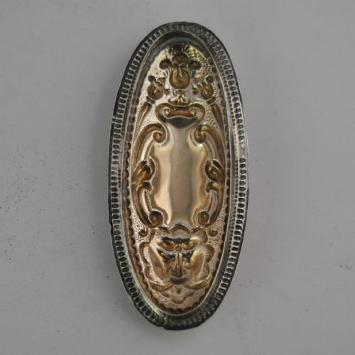 CUT GLASS BOX SILVER LID BIRMINGHAM 1906 ROBERT PRINGLE SONS - ADDITIONAL PHOTO 5