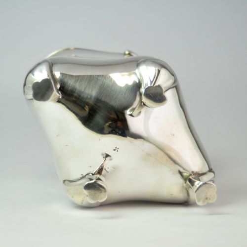 EDWARDIAN SILVER TEA CADDY WALKER HALL SHEFFIELD 1905 - ADDITIONAL PHOTO 5