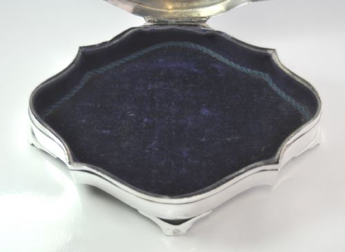 SILVER JEWELLERY CASKET LONDON 1905 WILLIAM COMYNS - ADDITIONAL PHOTO 5