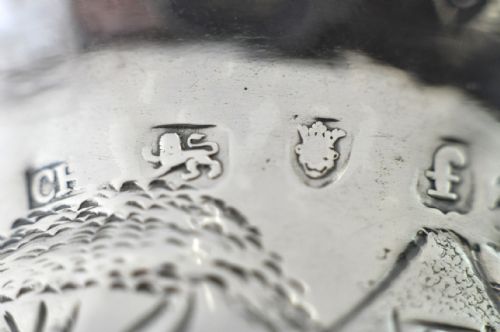 GEORGIAN SILVER CREAM JUG LONDON 1781 BY CHARLES HOUGHAMNJL10306 - ADDITIONAL PHOTO 7