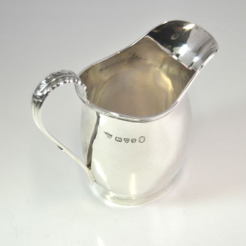 HELMET FORM SILVER CREAM JUG CHESTER 1934 BLANCKENSEE SONS NJL10309 - ADDITIONAL PHOTO 5