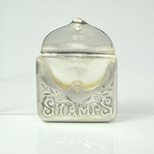 SILVER STAMP CASE BIRMINGHAM 1909CRISFORD NORRIS - ADDITIONAL PHOTO 2