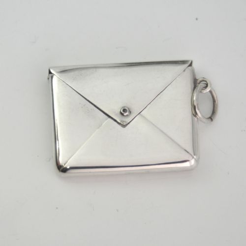 EDWARDIAN SILVER STAMP CASE BIRMINGHAM 1906 BY ADIE LOVEKIN - ADDITIONAL PHOTO 2