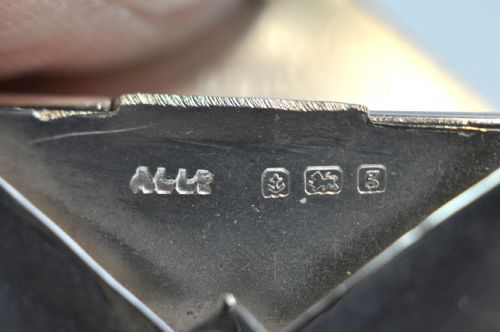 EDWARDIAN SILVER STAMP CASE BIRMINGHAM 1906 BY ADIE LOVEKIN - ADDITIONAL PHOTO 7