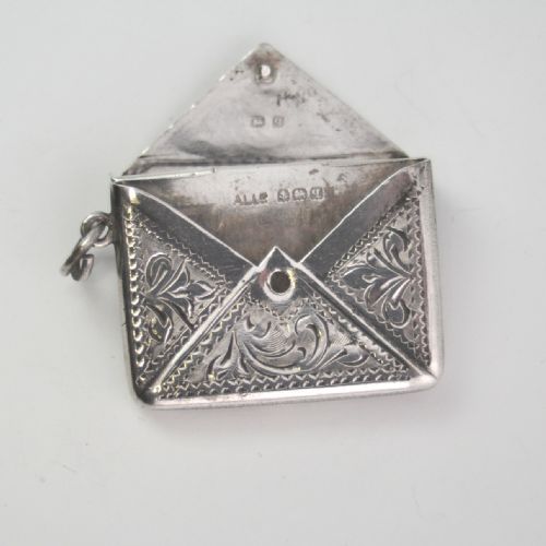 FINELY DETAILED SILVER STAMP CASE BIRMINGHAM 1915 BY ADIE LOVEKIN NJL10304 - ADDITIONAL PHOTO 2