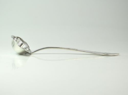 DANISH ART NOUVEAU SILVER SAUCE LADLE CHRISTIAN HEISE 1927 - ADDITIONAL PHOTO 4