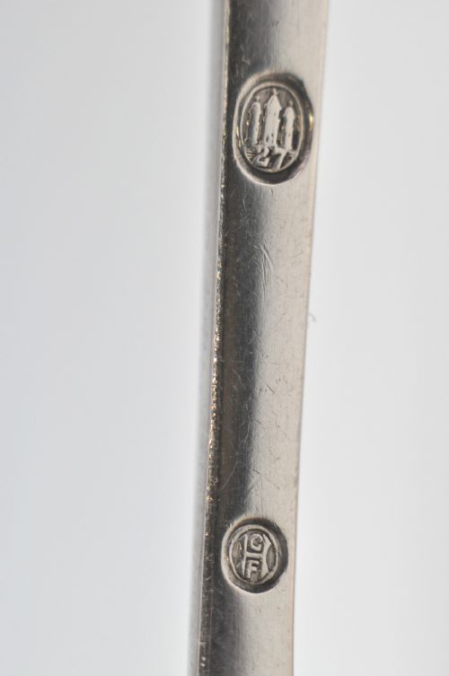 DANISH ART NOUVEAU SILVER SAUCE LADLE CHRISTIAN HEISE 1927 - ADDITIONAL PHOTO 8