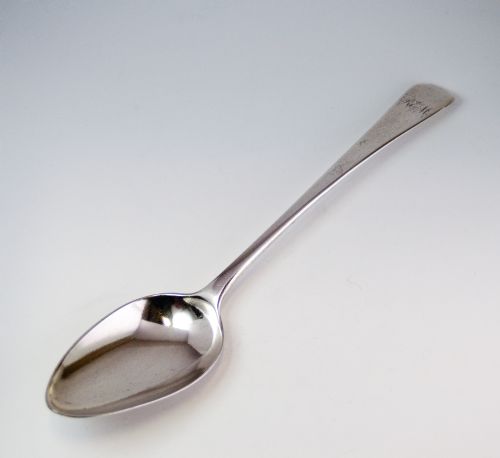 george iii silver table spoon london 1795 by john blake - CATEGORY: ANTIQUE SILVER - DATED GEORGIAN