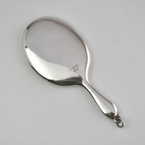 SILVER CHATELAINE MIRROR BIRMINGHAM 1921 ADIE LOVEKIN - ADDITIONAL PHOTO 1