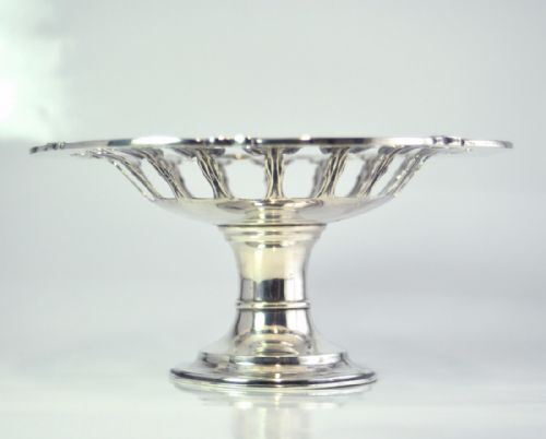 ART NOUVEAU SILVER TAZZA LONDON 1901 WILLIAM HUTTON - ADDITIONAL PHOTO 1