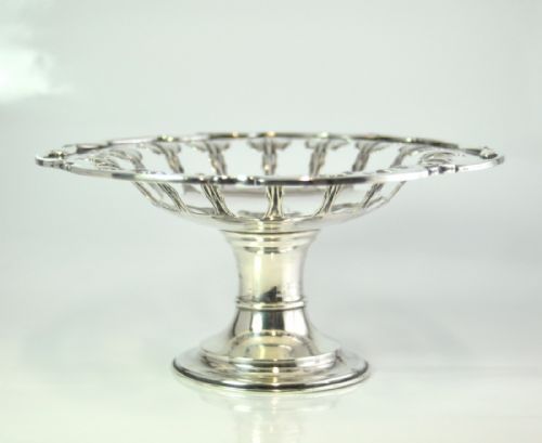 ART NOUVEAU SILVER TAZZA LONDON 1901 WILLIAM HUTTON - ADDITIONAL PHOTO 2