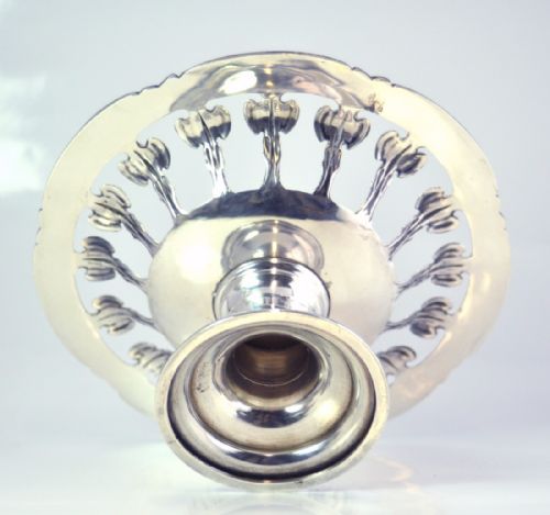 ART NOUVEAU SILVER TAZZA LONDON 1901 WILLIAM HUTTON - ADDITIONAL PHOTO 3