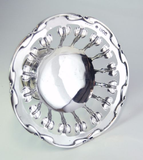 ART NOUVEAU SILVER TAZZA LONDON 1901 WILLIAM HUTTON - ADDITIONAL PHOTO 4