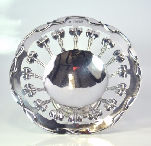 ART NOUVEAU SILVER TAZZA LONDON 1901 WILLIAM HUTTON - ADDITIONAL PHOTO 5