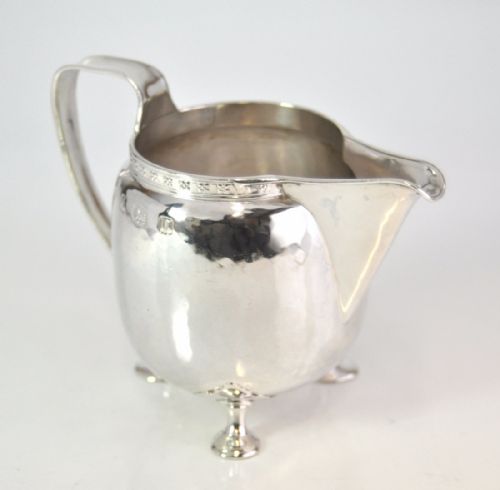 ARTS CRAFTS SILVER CREAM JUG HALLMARKED BIRMINGHAM 1913 G L CONNELL LTD NJL10654 - ADDITIONAL PHOTO 4