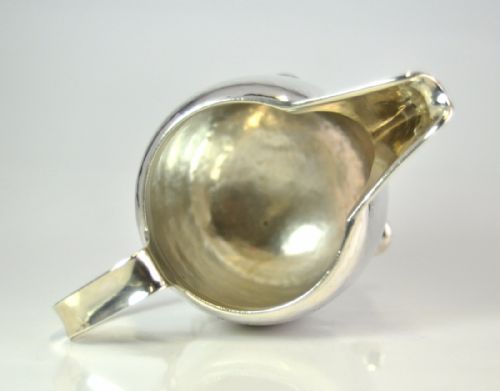ARTS CRAFTS SILVER CREAM JUG HALLMARKED BIRMINGHAM 1913 G L CONNELL LTD NJL10654 - ADDITIONAL PHOTO 6