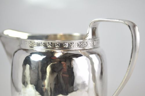 ARTS CRAFTS SILVER CREAM JUG HALLMARKED BIRMINGHAM 1913 G L CONNELL LTD NJL10654 - ADDITIONAL PHOTO 8