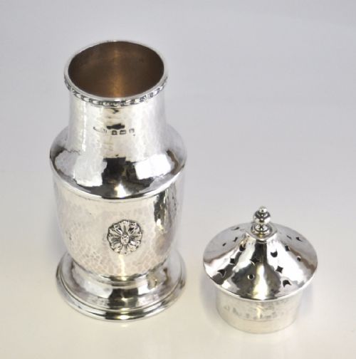 ARTS CRAFTS SOLID SILVER SUGAR CASTOR BIRMINGHAM 1930 BY A E JONES NJL10655 - ADDITIONAL PHOTO 4