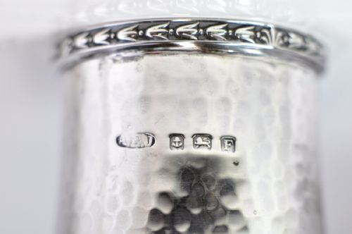 ARTS CRAFTS SOLID SILVER SUGAR CASTOR BIRMINGHAM 1930 BY A E JONES NJL10655 - ADDITIONAL PHOTO 8