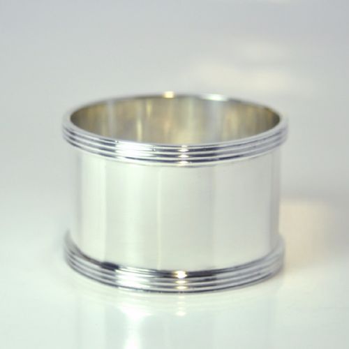 silver napkin ring birmingham 1928 alexander clark co - CATEGORY: ANTIQUE SILVER - DATED 1930