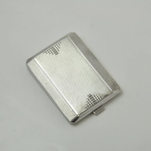 art deco silver match book case london 1934 mappin webb - CATEGORY: ANTIQUE SILVER - DATED 1940